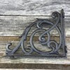 Facaler 4 Pack Heavy Duty Wall Shelf Bracket, Antique Style