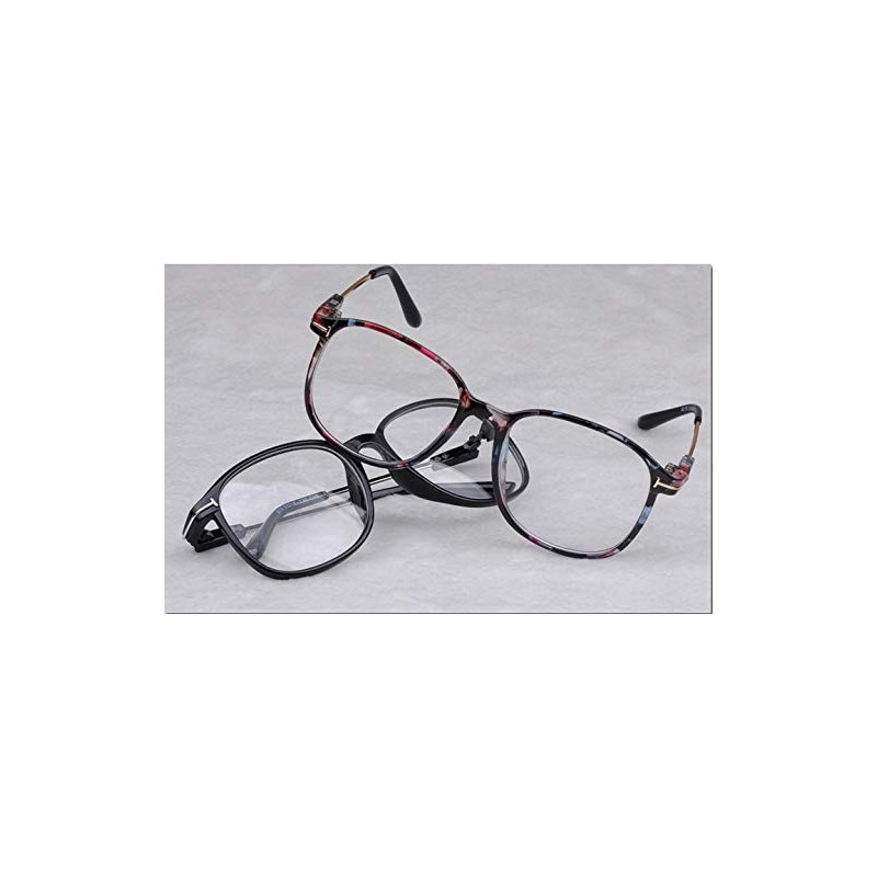 Rongchy Mens Myopia Glasses Womens oversize Frame Shortsighted Eyeglasses (Clear,