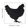 Chicken Rubber Stamp, 3/5 Inch Wedding Meal Choice Small Mini