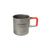 Evernew Lightweight Titanium 400FH Mug 2.1,Sliver