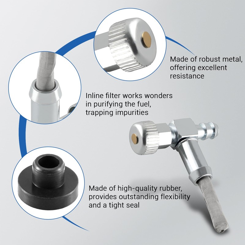 AKSGKGQ Fuel Gas Tank Grommet & Shut Off Valve Fit