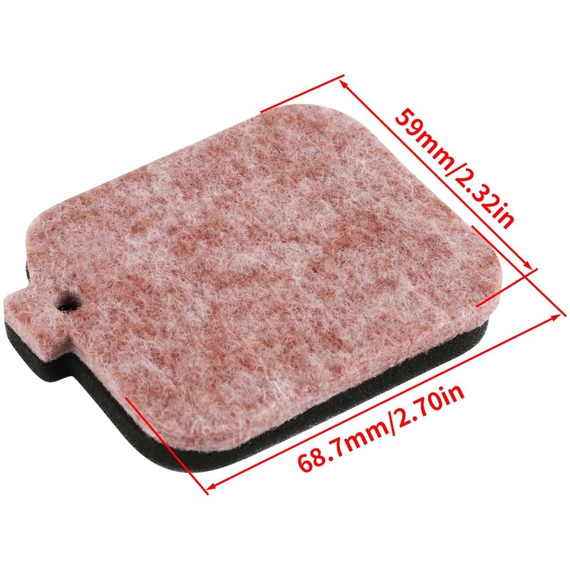 Moleyaso BG-50 BG-55 Primer Bulb Air Filter Gasket for STHIL