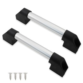 ESUDNT RV Grab Door Handle, Aluminum for Camper, Trailer, Cargo Trailer, Motor Home, Boat, Automotive (2 Pack, Come with Screws)