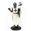 Golden Future Crusader with Axe Standing 18 cm