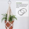 sourcing map Pack of 3 O Rings Stainless Steel 50