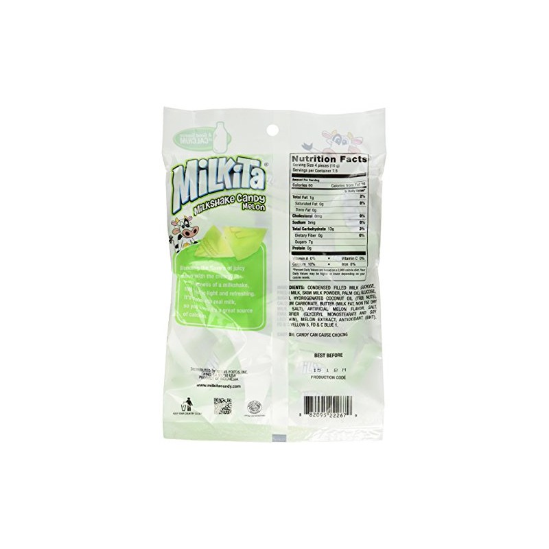 Unican - Milkita Melon Milk Candy Net Wt. 4.23 Oz