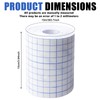 2 Rollen Medizinisches Tape, 10cm×10m Transparent Bandage, Atmungsaktives Medizinisches Klebeband,