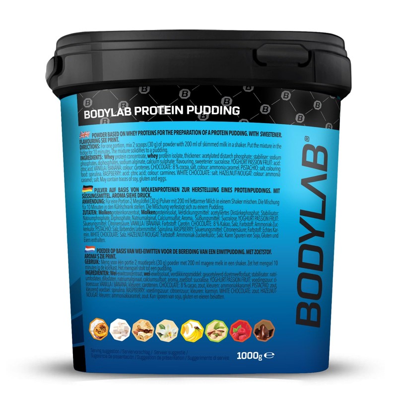 Bodylab24 Bodylab24 Protein Pudding Blaubeere 1000g, mit bis zu 25g