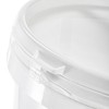 Bekith 8 Pack 80oz Plastic Ice Cream Tub with Lid,