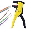 DOWELL Wire Stripping Tool Wire Stripper Cutter 14-24AWG for Flat