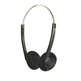 Electrovision Soundlab Black Headphones Lightweight Adjustable Headband Stereo 3.5mm Mini Jack