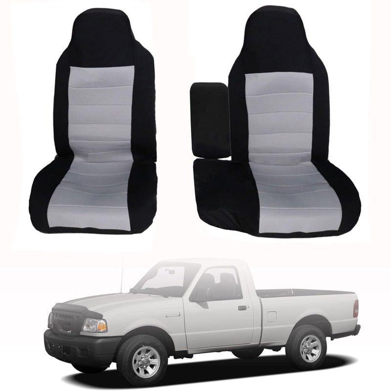 GXARTS 2Pcs Front Driver and Passenger 60/40 High Back Bench
