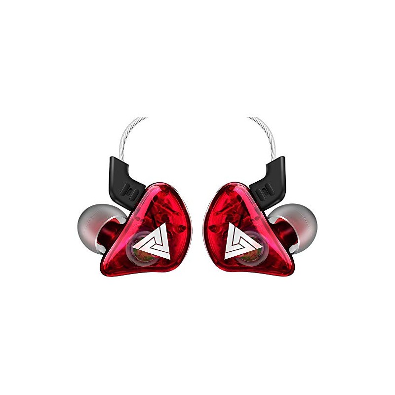 prendre QKZ-CK5-RD In-Ear Earphones, Wired Earphones, Remote Control, Smartphones, Music,