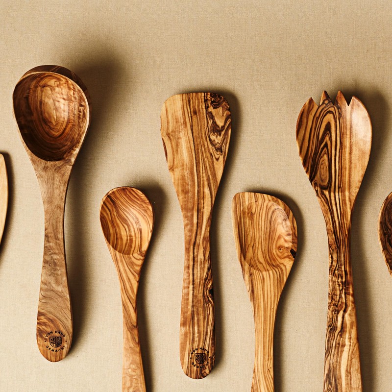 das Olivenholzbrett®, Olive Wood Spatula / Spatula / Wooden Spatula