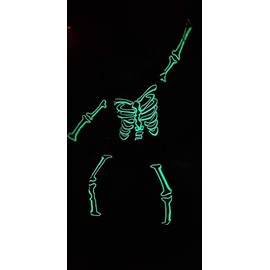 HahaNice Boys Kids Glow In The Dark Skeleton Pajamas 2-7 Years, Skeleton