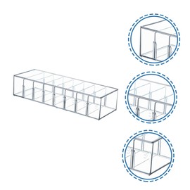 COHEALI Cable Management Box with Slots Cord Organizer Storage Case with Cover for Desk Electronics Cable Storage Box for Chargers and Wire Management