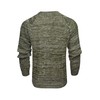 Xact Mens Jumper Fashion Chunky Fisherman Fleck Knit, Crew Neck,