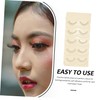 SAFIGLE 5Pairs Practice Lash Strips for Beginners Realistic Fake Lashes
