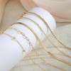 ASCOMY Gold Bracelets for Women 14K Gold Plated Twist Rope