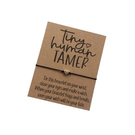 Teacher wish bracelet tiny human tamer teacher appreciation wish bracelet gift