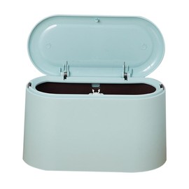 Ciieeo Desktop Mini Trash Can Ejection Lid Compact Garbage Container for Home Office and Dorm Use Odor-preventing Design for Tabletop Organization