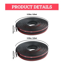 Zlirfy 22Ft Car Windshield Rubber Seal,Car Windshield Seal Strip,T Shape Automotive Weather Stripping for Front Rear Windshield,Automotive Door Sealing Strip Sunroof Seal