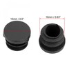 Sourcingmap Round Chair Leg Pipe Tube Insert Blanking Cover Black