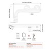 VEVOR Dual Retractable Nozzles, Adjustable Pressure, Easily Installed Cold Water