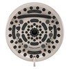 Oxygenics PowerMax Brushed Nickel Fixed Shower Head 1.8-GPM (6.8-LPM)