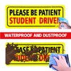 JUSTTOP 3pcs Student Driver Magnet for Car, Please Be Patient