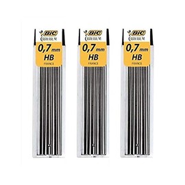 BIC 3 Packs of 12 Leads for Criterium Mechanical Pencils 0.7mm HB