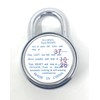 Standard Dial Combination Lock, 2 in. Wide with Different Combination