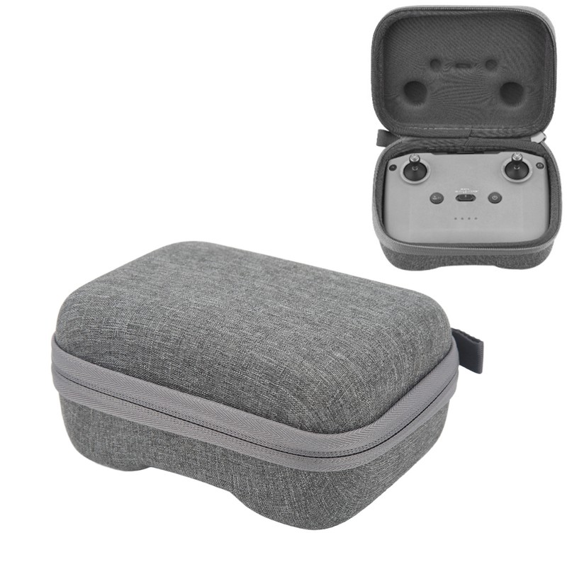 Drone Remote Control Storage Bag Protective Case Dustproof Gray for