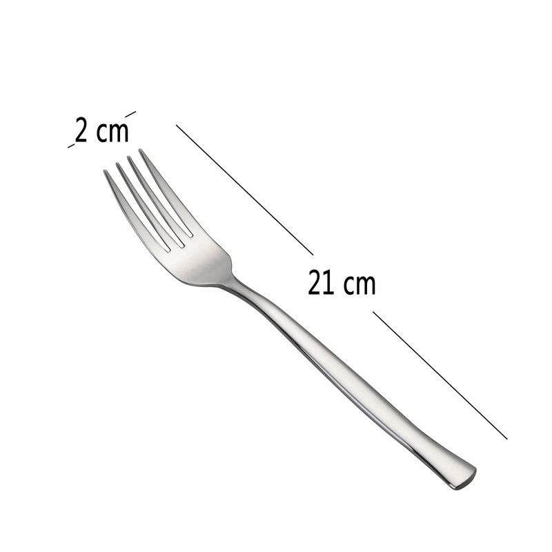 Parlynies Table Forks Set, Stainless Steel Dinner Forks, Set of
