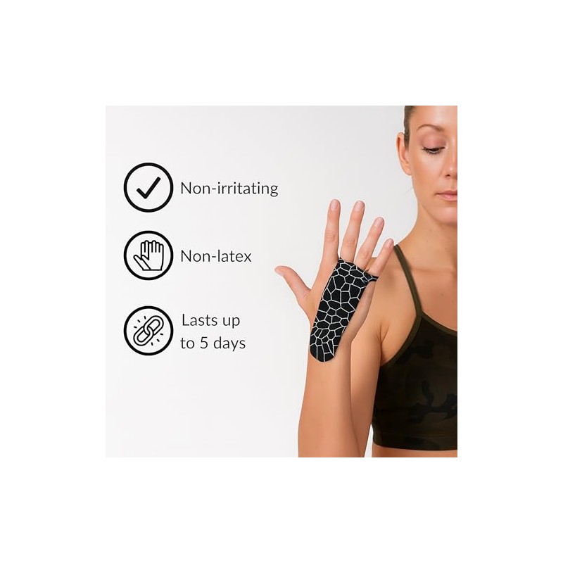 Theraband Kinesiology Tape, Waterproof Physio Tape for Pain Relief, Muscle