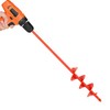 MAXCCINO Auger Drill Bit for Planting 2"(D) x14.5(L), Garden Ground