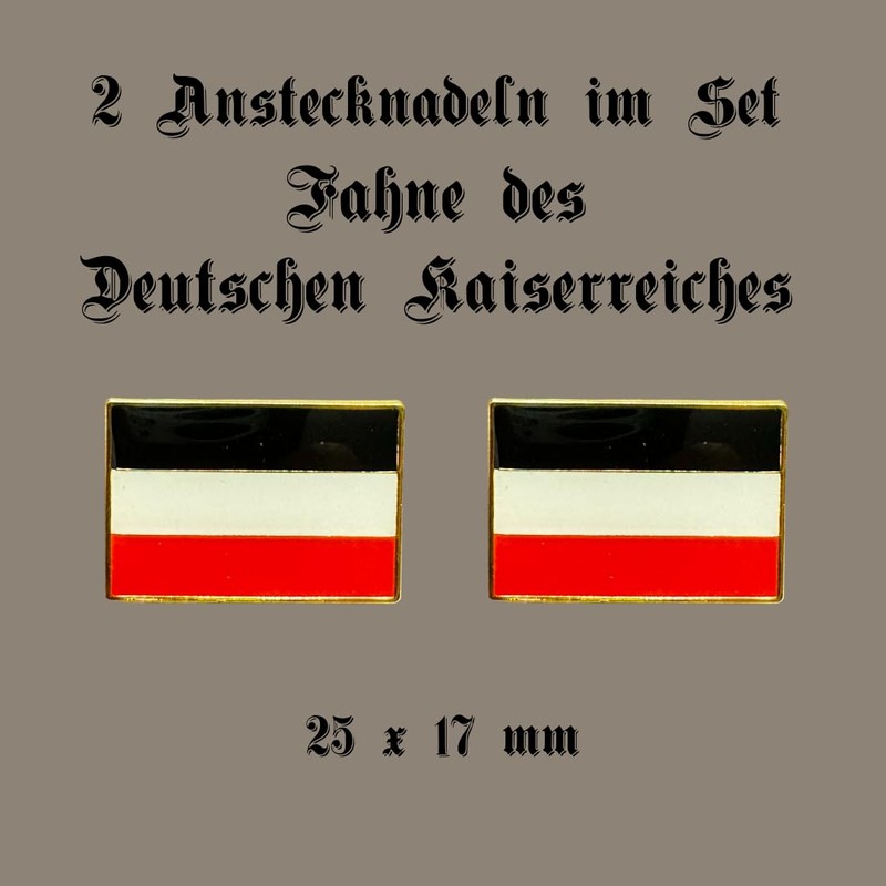 Flag German Empire, German Empire, Germany, Flag, Black/White/Red, Rectangular, Pack