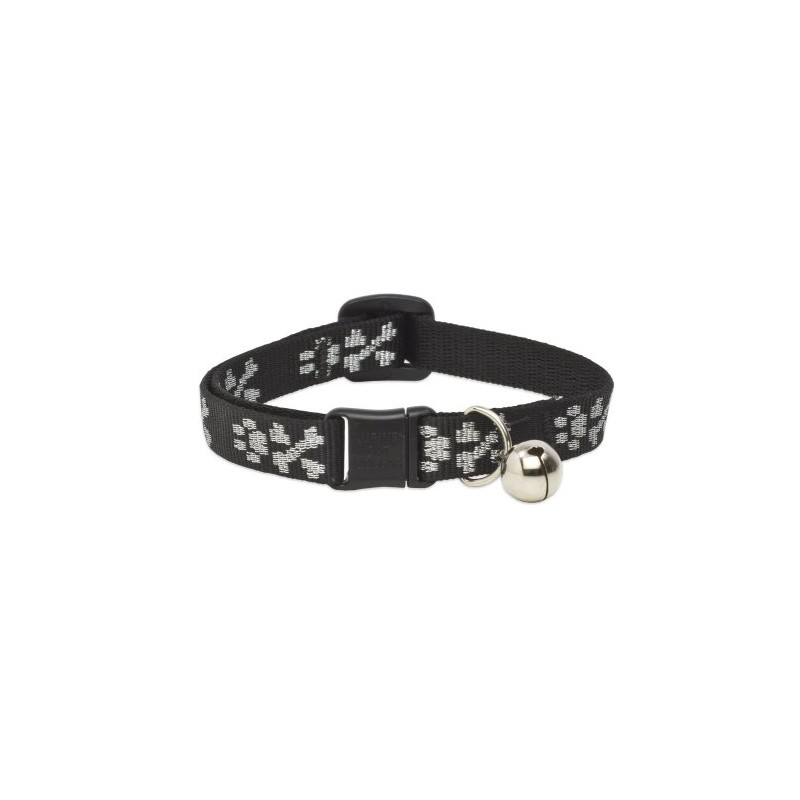 Lupine Lil Bling Patterned Breakaway Cat Collar with Bell, 8