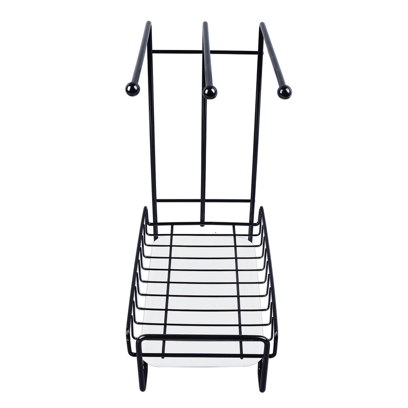 Dishcloth Drying Rack Sponge Holder Iron Draining Anti Slip Stable