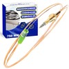 Thermocouple with magnetic connection, length 750 mm, for hobs with