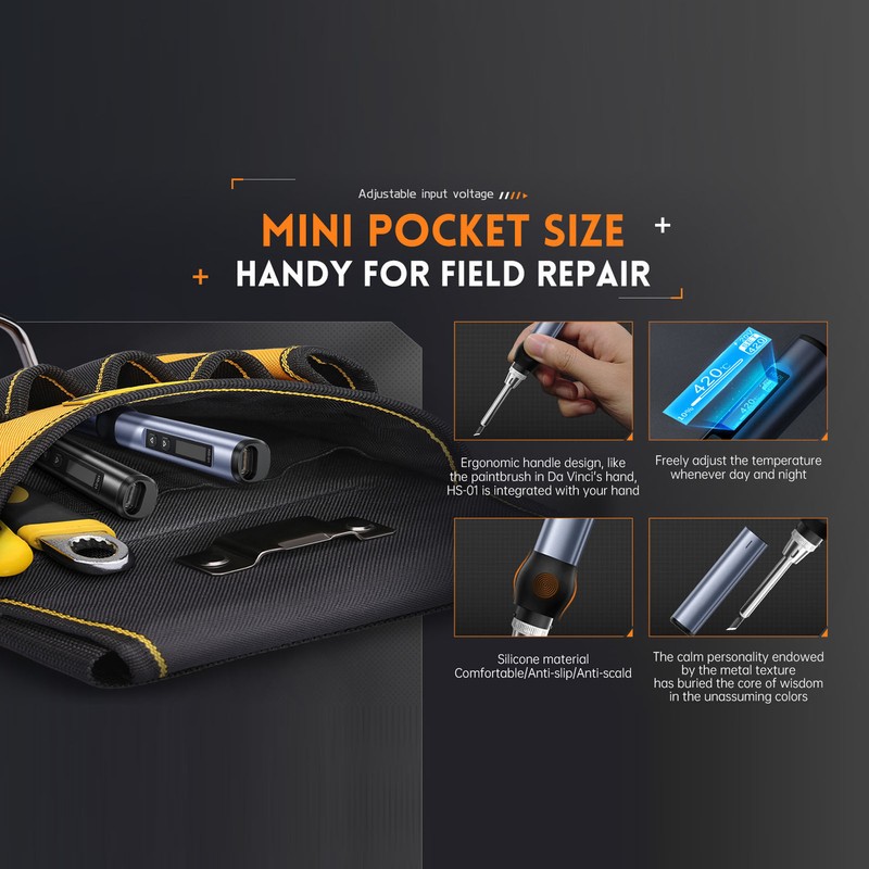 Electric Soldering Iron Kit Digital Display Temperature Adjustable Fast Heating