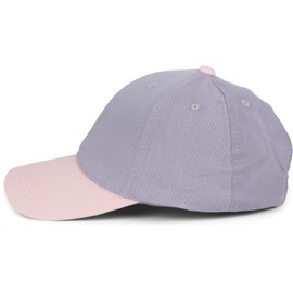 styleBREAKER 04023095 Unisex Baseball Cap Two-Tone Pastel or Strong 6 Panel Cap Multicoloured Baseball Cap Buckle Adjustable, Grey-Rose