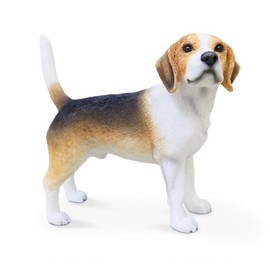 Artgenius Dog Collection-Unique Beagle Dog Figurine,Resin Beagle Statue,Standing Pose,Lifelike Design Beagle Dog Decoration