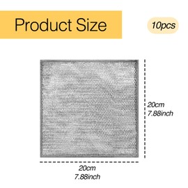 10 Pcs Double Layer Wire Dishwashing Cloths,Multipurpose Non Scratch Wire Dishcloth,20x20cm Reusable Dish Towels Cleaning Cloth for Home Kitchen Pots Dish Sink Stove Top,Stainless Steel Sponge