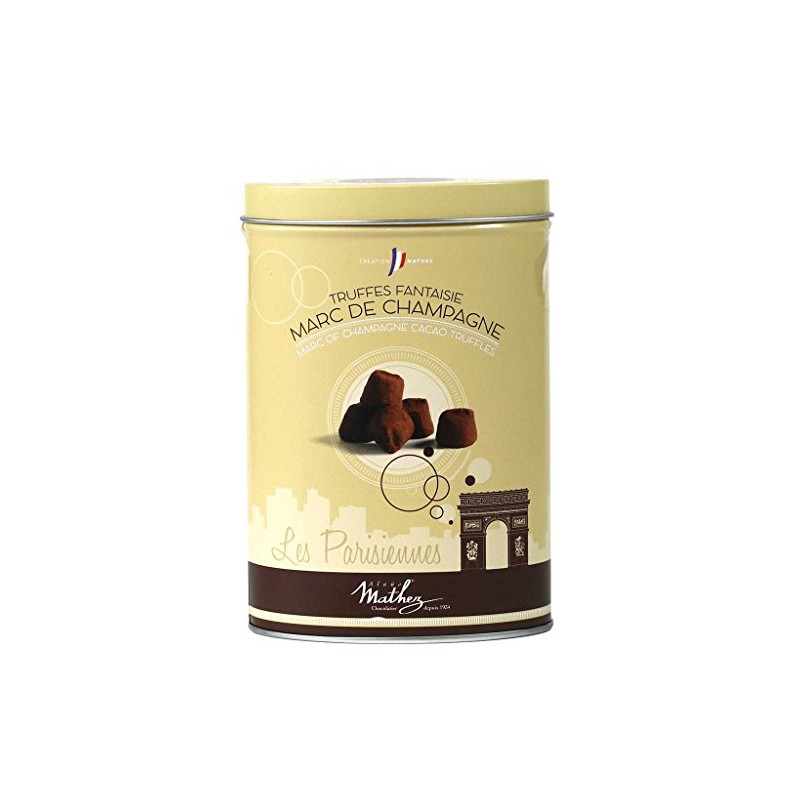 Mathez 'Les Parisiennes', French Chocolate Truffles with Marc of Champagne,