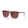 COACH Men's HC8411U Universal Fit Square Sunglasses, Transparent Mahogany/Wine Solid,