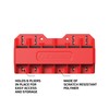 EZRED EZPH6 Magnetic Plier Holder Red, Holds 6 Pliers