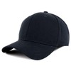 Trendy Apparel Shop XXL Oversize 6 Panel Cotton Fitted Cap,