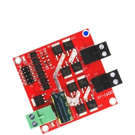 L298 Dual H Bridge Motor Driver DC 6.5V-27V 7A Motor Control Board, 12V 24V Electric Motor Control Module, Industrial 160W PWM Motor Speed Controller with Optocoupler Isolation