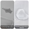 DUJUIKE 100% Waterproof Protective Blanket or Liner for Bed, Mattress